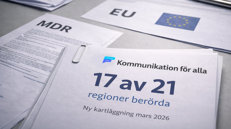 17 av 21 regioner förskriver hjälpmedel utanför EU:s regelverk.